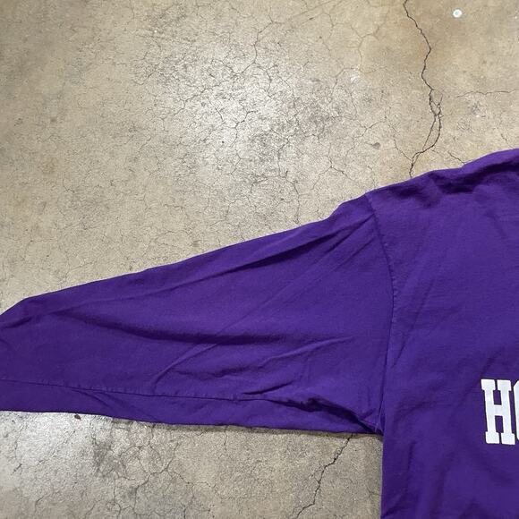 TCU Horned Frogs Long Sleeve Purple Shirt Adidas Large - Picture 6 of 7